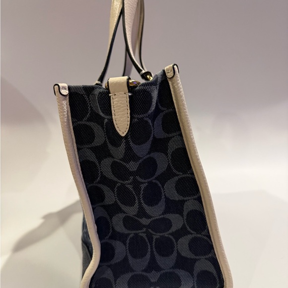 Coach Denim Small Dempsey Tote Bag - Picture 4 of 12